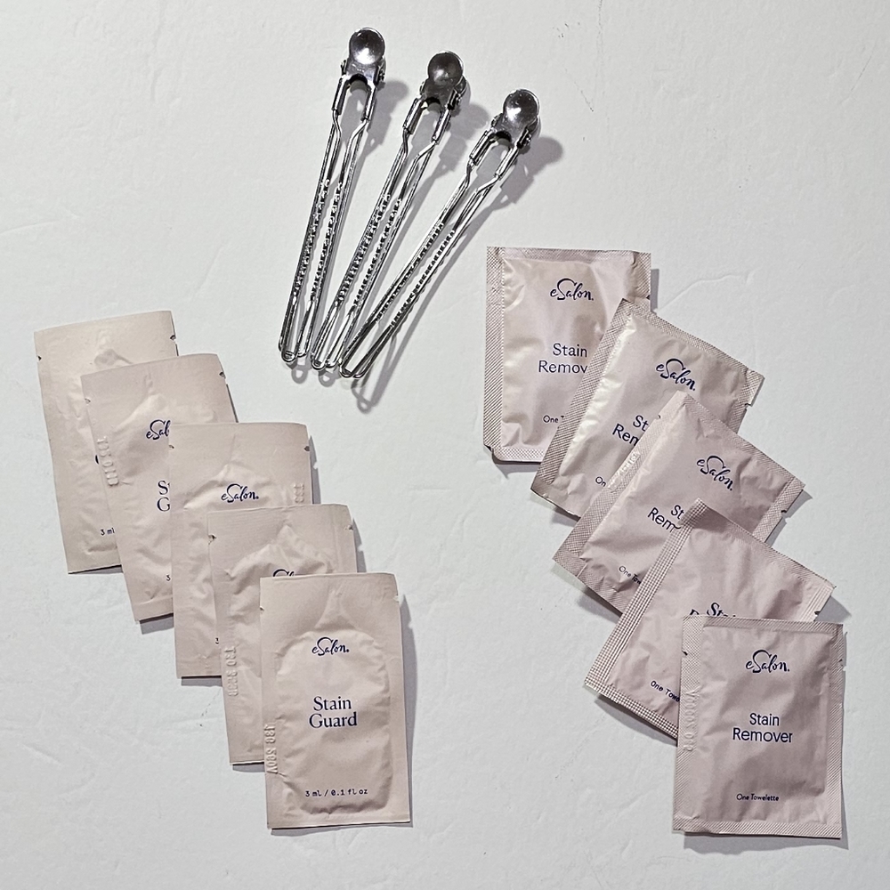 ❤️‍🔥$5~ eSalon Stain Guard & Stain Remover, x3 Alligator Styling Hair Clips